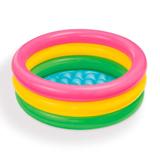 Piscina Infantil Pôr do Sol 28 Litros Colorido 57107 Intex - Mobly