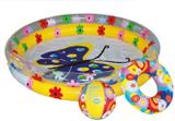 Piscina Inflavel Infantil Tema Borboleta 300 Litros Igui