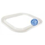 Pista Hamster Bum Pet 10 Partes Branca - Jel plast
