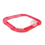Pista Hamster Bum Pet 10 Partes Vermelha - Jel plast