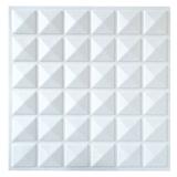 Placa 3d Kit com 10 Revestimento Forrorama Pvc 50cm X 50cm Alto Relevo VIENA - Gf casa decor