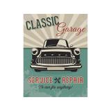 Placa Classics Garage Opel Pequena - All classics