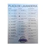 Placa de lavanderia de alumínio 20X15CM - 26613 - Arthi