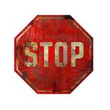 Placa de mdf Decorativa Stop 29x29 - DRossi