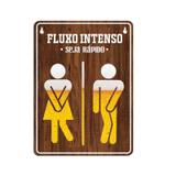 Placa de Parede Banheiro- Fluxo Intenso Cerveja - Kathavento