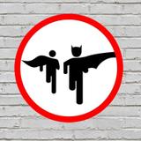 Placa De Parede Decorativa: Bat Run - ShopB - Nc games