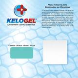 Placa de silicone para queimados e cicatrizes 10x10cm kelogel
