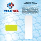 Placa de silicone para queimados e cicatrizes 10x30cm kelogel