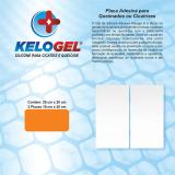 Placa de silicone para queimados e cicatrizes 20x20cm kelogel