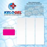 Placa de silicone para queimados e cicatrizes 30x30cm kelogel