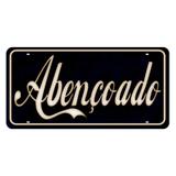 Placa Decorativa 15x30cm Abençoado LPD-039 - Litocart