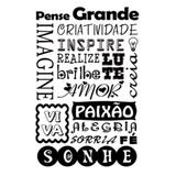 Placa Decorativa 24,5X19,5cm Pense Grande LPMC-022 - Litocart