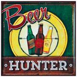 Placa Decorativa 25x25cm Beer Hunter LPQC-040- Litocart