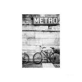 Placa decorativa Bike Metrô 20x30cm Infinity