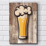Placa Decorativa - Boteco - Cerveja P636 - R+ adesivos