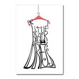 Placa Decorativa - Dress - Vestido - 1693plmk - Allodi