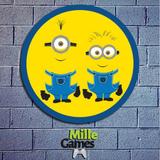 Placa Decorativa Dupla Minions - Mille