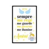 Placa Decorativa - Frases - Infantil Anjinho - cod. 5364 - Cia. laser