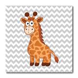 Placa Decorativa - Girafinha - Infantil - 1463plmk - Allodi