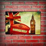 Placa Decorativa - Londres - Encaixo