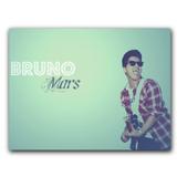 Placa Decorativa MDF Ambientes 20 cm x 30 cm - Bruno Mars (BD11) - Skin t18