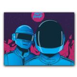 Placa Decorativa MDF Ambientes 20 cm x 30 cm - Daft Punk (BD11) - Skin t18