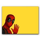 Placa Decorativa MDF Ambientes 20 cm x 30 cm - Deadpool (BD11) - Skin t18