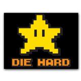 Placa Decorativa MDF Ambientes 20 cm x 30 cm - Duro de Matar Mario Estrela Die Hard (BD51) - Bd net collections