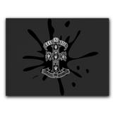 Placa Decorativa MDF Ambientes 20 cm x 30 cm - Guns n Roses (BD12) - Skin t18