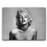 Placa Decorativa MDF Ambientes 20 cm x 30 cm - Marilyn Monroe (BD02) - Skin t18