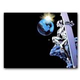 Placa Decorativa MDF Ambientes 20 cm x 30 cm - O Surfista Prateado Silver Surfer Marvel (BD56) - Bd net collections