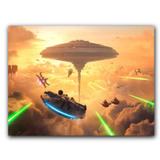 Placa Decorativa MDF Ambientes 20 cm x 30 cm - Star Wars (BD13) - Skin t18