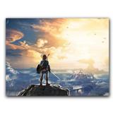 Placa Decorativa MDF Ambientes 20 cm x 30 cm - The Legend of Zelda: Breath of the Wild Nintendo (BD12) - Skin t18