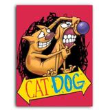 Placa Decorativa MDF Ambientes 30 cm x 20 cm - CatDog Nickelodeon Desenho Clássico (BD61) - Bd net collections