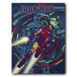 Placa Decorativa MDF Ambientes 30 cm x 20 cm - Iron Man Os Vingadores The Avengers (BD02) - Skin t18