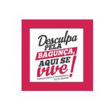 Placa Decorativa Moldura Quadrada - Frases - Desculpa Pela Bagunça - cod. 5315 - Cia. laser