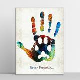 Placa Decorativa Never Forgotten 20X30Cm - Artplex