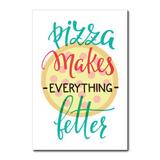 Placa Decorativa - Pizza - 1635plmk - Allodi