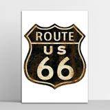 Placa Decorativa Route 66 Us 30X40Cm - Artplex