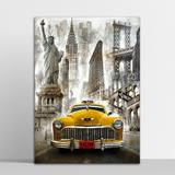 Placa Decorativa Taxi 20X30Cm - Artplex