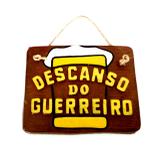 Placa Descanso do Guerreiro - Sisiarte