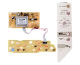 Placa E Adesivo LADO DIREITO compatível Máquina Lavar roupas Brastemp Bwc08 8kg versão 3 Bivolt - Cp placas