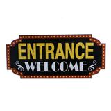 Placa Entrance - 27cm x 59cm x 1cm - Trevisan Concept