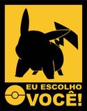 Placa Eu Escolho Você Amarelo - Geek10