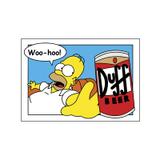 Placa Homer Duff Beer Pequena - All classics