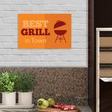 Placa Horizontal em PSAI Churrasco - 0,30 x 0,20 - Best Grill - Duhelu