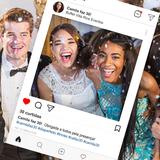 PLACA INSTAGRAM 2019 PERSONALIZADA NOVO MODELO TAM. G (45x64)cm ESTRUTURA FESTAS