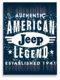 Placa Jeep America - Tecnolaser