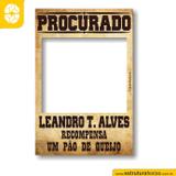 PLACA MOLDURA PROCURADO TAM. N (38x57)cm - Estrutura festas