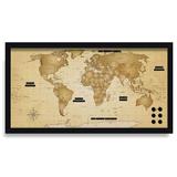 Placa Mural Mapa Explore Geguton